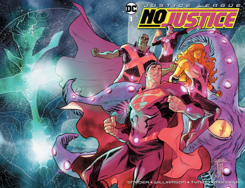 Justice League: No Justice #1 cover by Francis Manapul